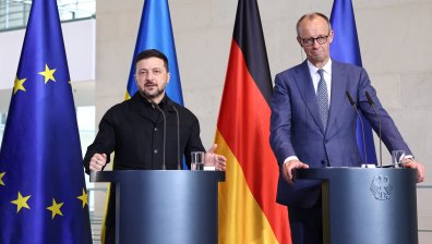 Зеленски и Мерц се договориха за съвместно производство на дронове