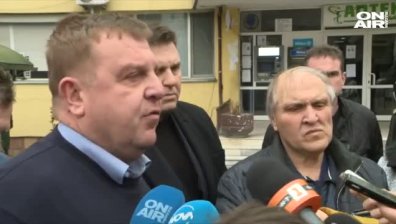 Каракачанов от Плевен: Без паника, всичко е под контрол