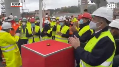 Завършиха моста "Моранди" 2 години след трагедията в Генуа