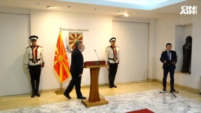 Македонският президент у нас по покана на Румен Радев