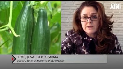 Отражението на кризата върху земеделския сектор