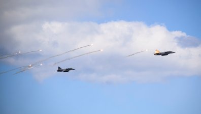 Изтребители на НАТО са вдигнати по тревога след инцидент с дрон в Латвия