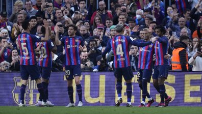 Шампионска победа: 10 от "Барса" треснаха "Валенсия" с 1:0