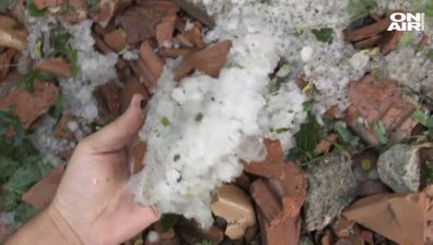 Половин Русенско без ток заради градушка
