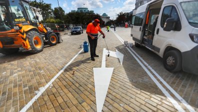 Ремонтът на жълтите павета приключи, пуснаха движението пред НС