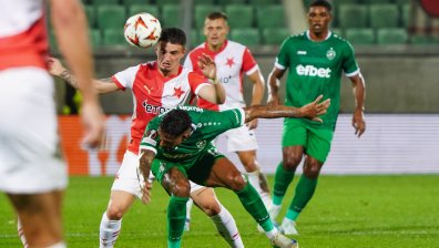 "Славия" (Прага) не даде шанс на "Лудогорец" в Разград в Лига Европа