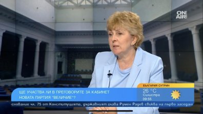 Виктория Василева, "Величие": Ангажиментът за кабинет трябва да дойде от устата на Борисов