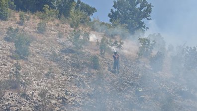 Овладяха пожара край Балчик, гасят тлеещи огнища