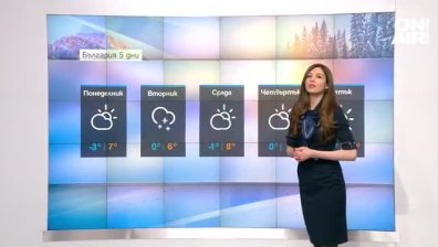 Дъжд и сняг в началото на седмицата, от четвъртък ще се затопли