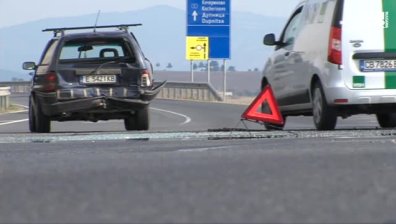 Тежка катастрофа на магистрала "Струма", няма загинали