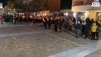 Бдение в памет на двете убити деца в Сандански