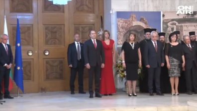 Петър Стоянов сред гостите на традиционния прием на президента