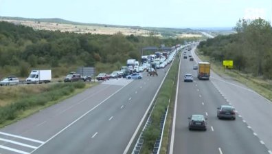 МВР предупреждава: Намалена видимост и катастрофа на "Тракия"
