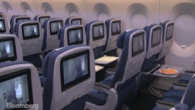 Интериори: Airbus A350 vs Dreamliner