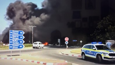 Ликвидираха пожара в Средец, въздухът не е опасно замърсен