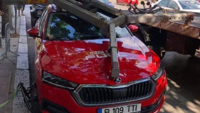 Паяк на ЦГМ потроши автомобил в центъра на София