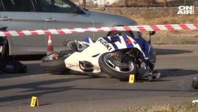 Млад моторист загина след удар с джип на пътя Карлово-Сопот
