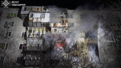 Руска атака с дронове срещу Одеса в новогодишната нощ