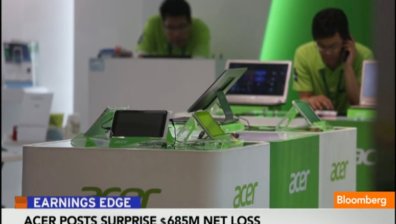 Акциите на Acer на 2-месечно дъно при рекордната годишна загуба