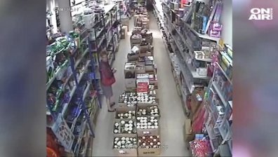 Заснеха крадла в магазин