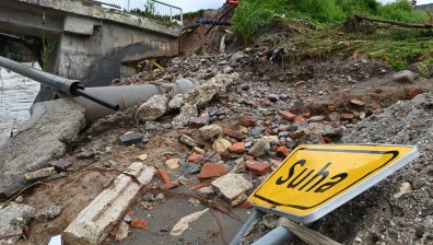 Воден кошмар в Словения, Австрия и Унгария, зима посред лято в Италия