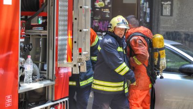 Горя апартамент в центъра на Русе, жена е в болница