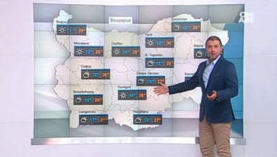 Летни температури, но и вятър в Централна България