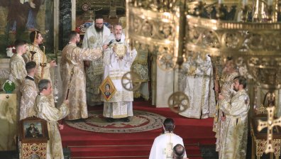 Тържествена света литургия на Коледа в храм-паметника "Св. Александър Невски"