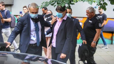 Лаура Кьовеши в края на визитата си в България