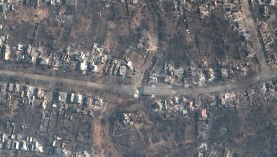 Украински дрон показа разрушенията в Бахмут, обстановката се нормализира (+ВИДЕО)