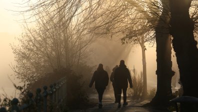 Студ скова Лондон: Гъста мъгла покри столицата на Англия (СНИМКИ)