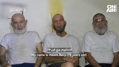 "Хамас" публикува видео с молещи за помощ израелски заложници