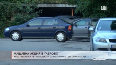 МВР арестува полицаи в Габрово по подозрения за незаконна търговия
