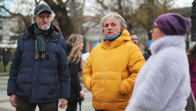 Протест в подкрепа на Александър Морфов
