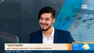 "Nightmare" - Мирян Костадинов с нова песен
