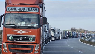 Опашка от камиони на "Капитан Андреево" заради ареста на Мирослав Беляшки