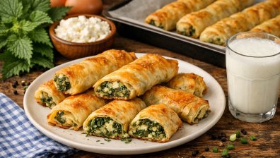 Рецепта за банички с коприва и сирене