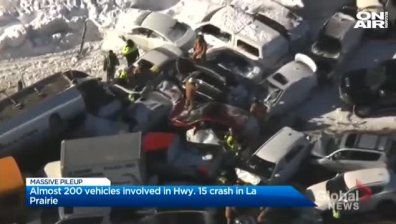 Верижна катастрофа с 200 коли в Канада, десетки са ранени (+ВИДЕО)