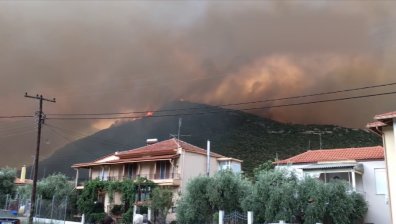 Пожарът на Тасос е овладян