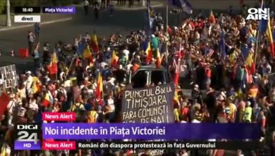 Сблъсъци, ранени и арестувани при многохилядни протести в Румъния