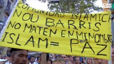 Мароканската общност в Барселона почете паметта на жертвите от атентата