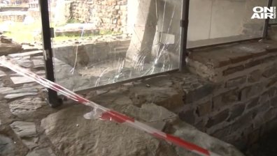 Вандали изпотрошиха реновирания античен форум в Стара Загора