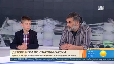 12-годишен актьор смайва в "За първото българско царство: Отшелника"