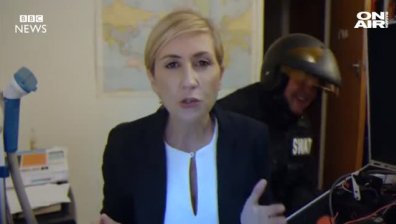 Нова Зеландия направи пародия на даващия интервю татко по BBC