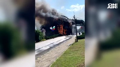 Голям пожар избухна на границата край Петрич