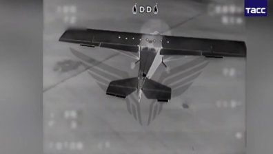 Русия показа как унищожава украински дрон до Красноармейск (ВИДЕО)