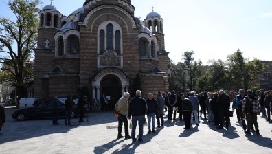 Последно сбогом с легендата на "Левски" и българския футбол Добромир Жечев (СНИМКИ)