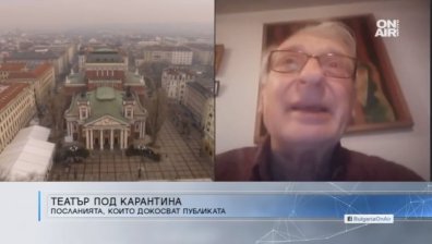 Актьорът Славчо Пеев: Не съм свикнал на този живот