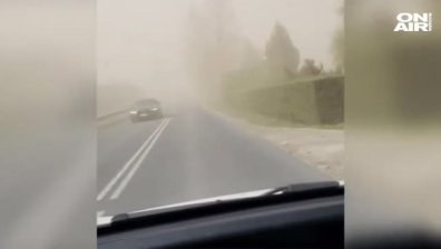 Пясъчен облак от Сахара удари Европа