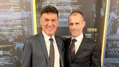 Михайлов в разговор с Чеферин: Обединихме се, че родният футбол е в добри ръце